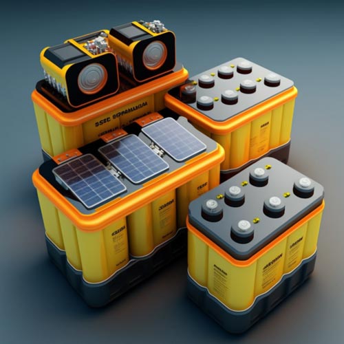 Solar power battery storage